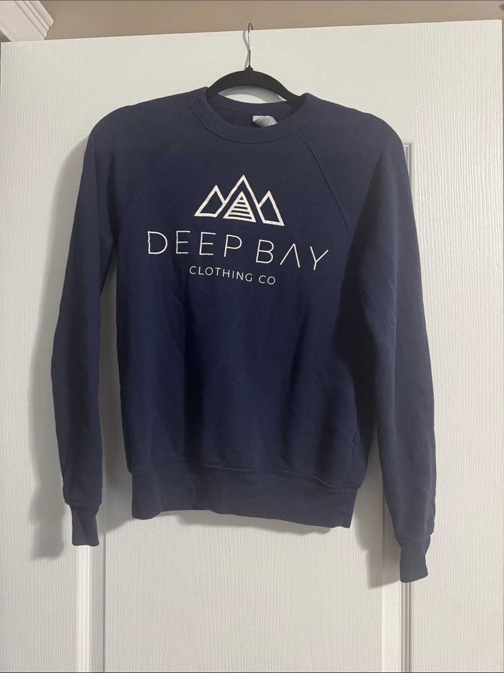 Deep Bay Clothing Co Women’s Navy Logo Crewneck Sweatshirt